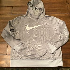 Boys Nike Hooded Sweatshirt.   Therma-Fit.  Youth Boys Large.